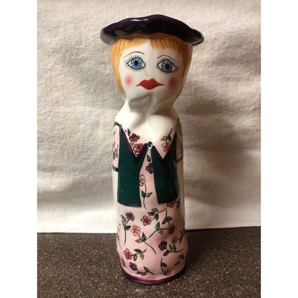 SUSAN PALEY “HILARY” FLOWER VASE 11” TALL - Picture 1 of 7